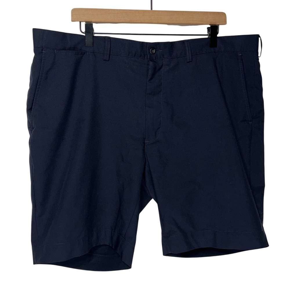 Polo Ralph Lauren Mens Navy Blue Performance Golf Shorts Size 40 Flat Front